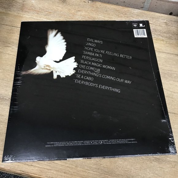 Santana Greatest Hits LP ~ Exclusive Colored Vinyl (Milky Clear) ~ New/Sealed! - Picture 2 of 2